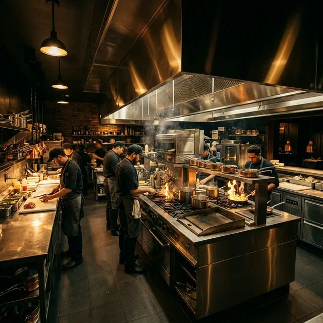 Premium commercial kitchen equipment in Golden Rental's inventory